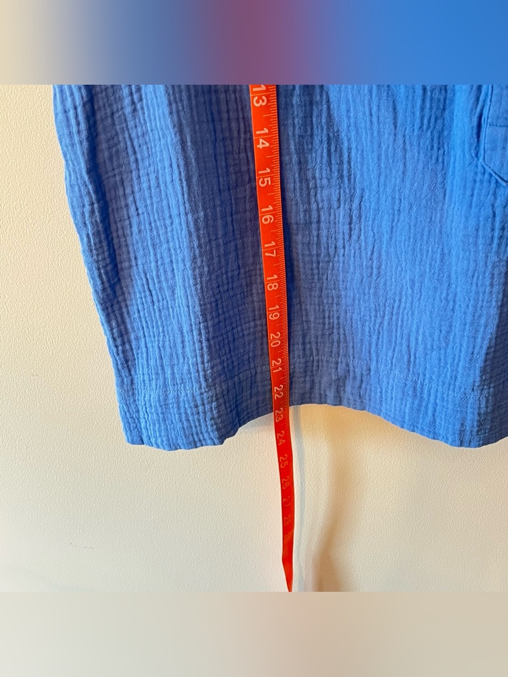 J.Crew Cora Soft Sleeveless Button Henley Top Blue EauC Sz Large - Picture 6 of 8